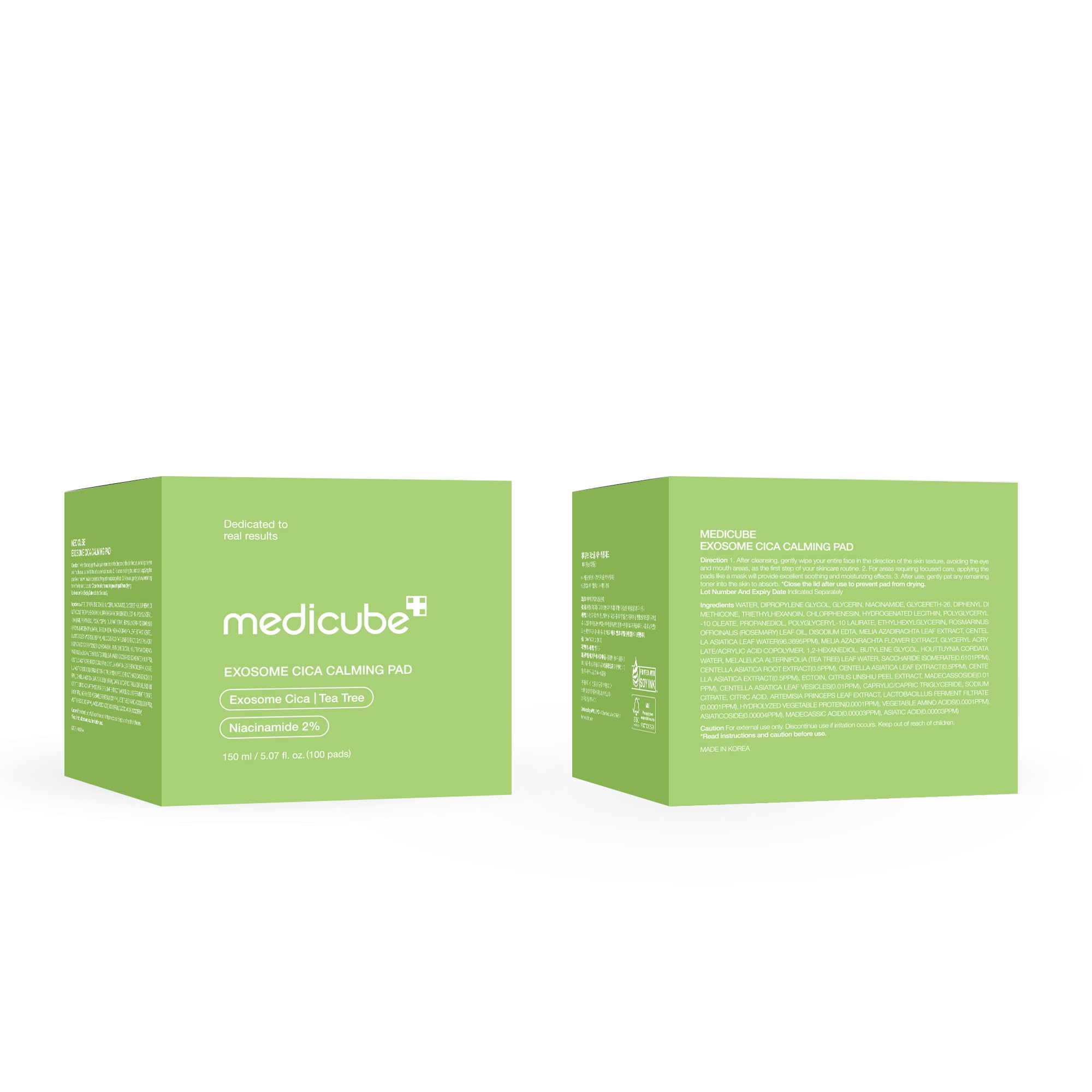 Medicube Super Cica pads toniques tea tree x100 apaisant