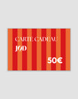 JOD Les Duos The Gift Card carte cadeau digitale anniversaire