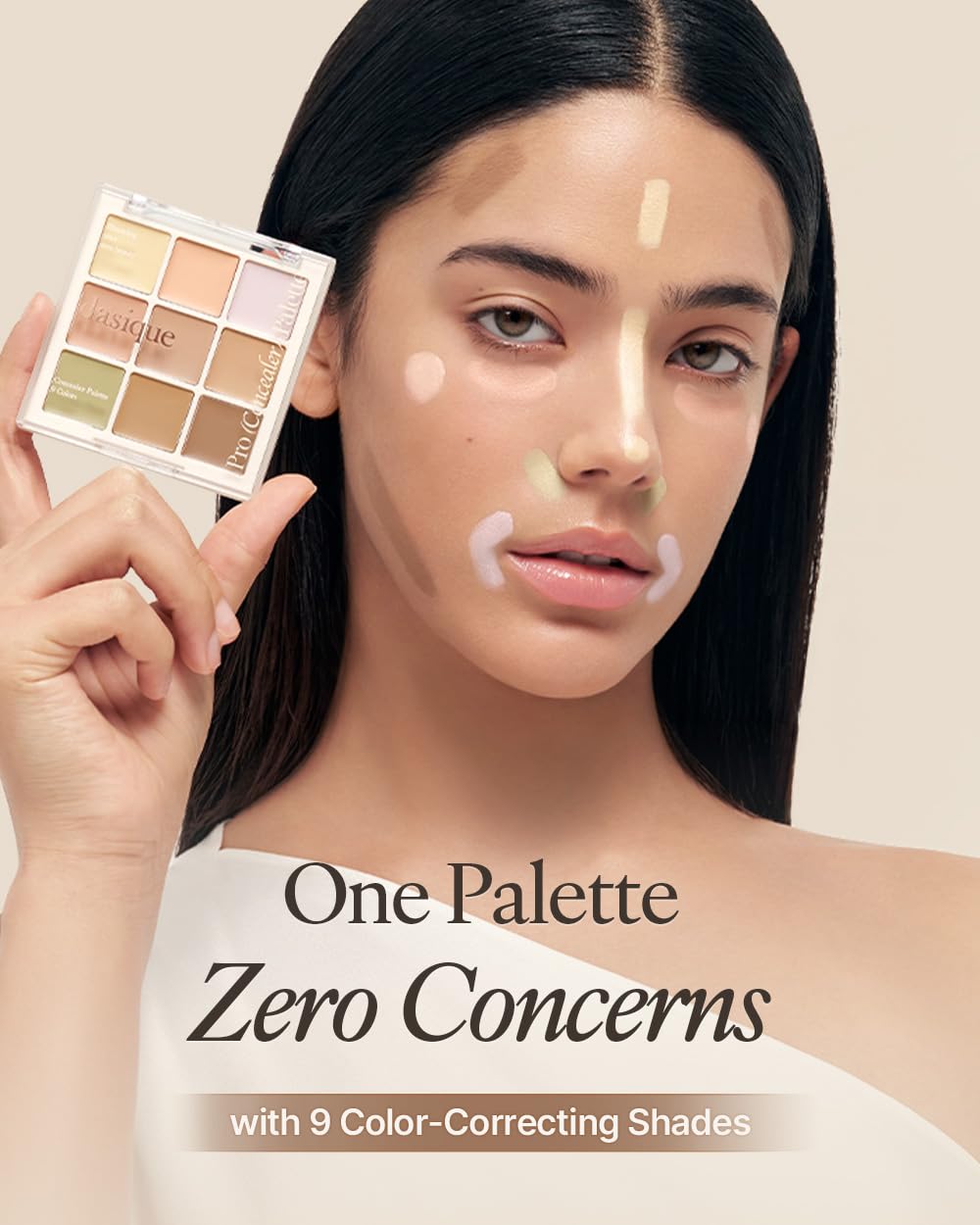 Dasique BASE Pro Concealer 02 palette correcteur couvrance moyenne