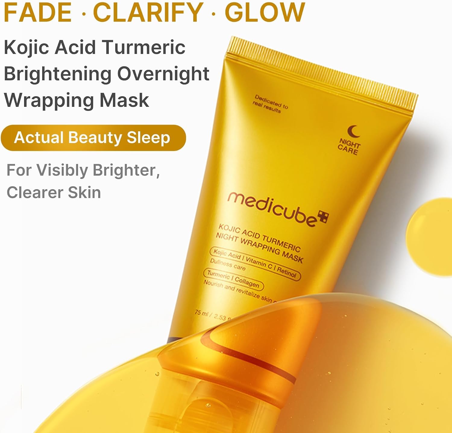 Medicube Kojic Acid masque nuit peel-off curcuma Turmeric 2.0