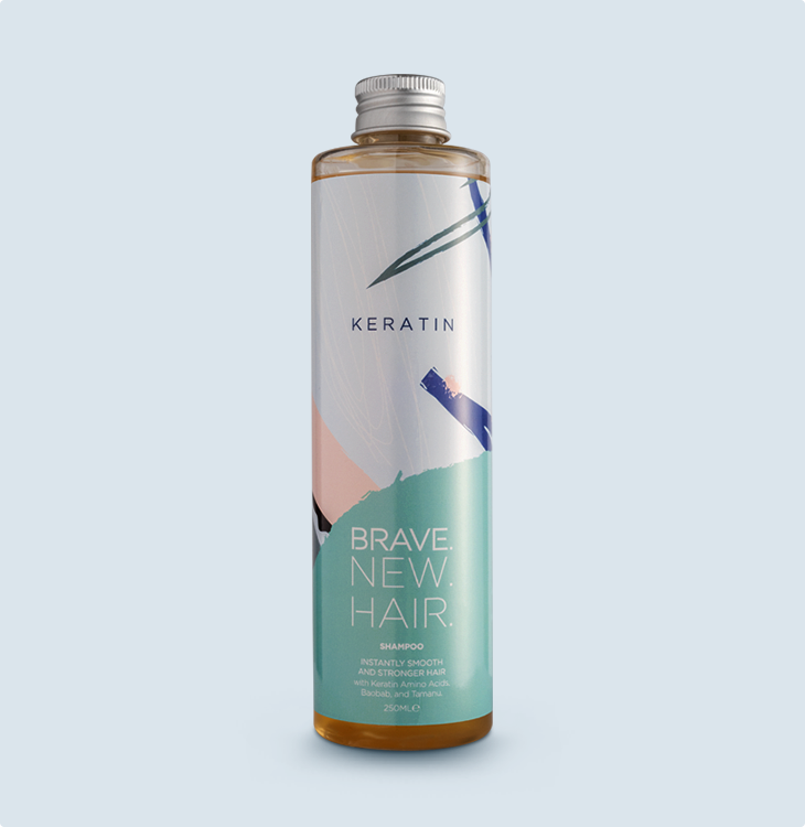Brave New Hair Keratin shampoing protéines lissant