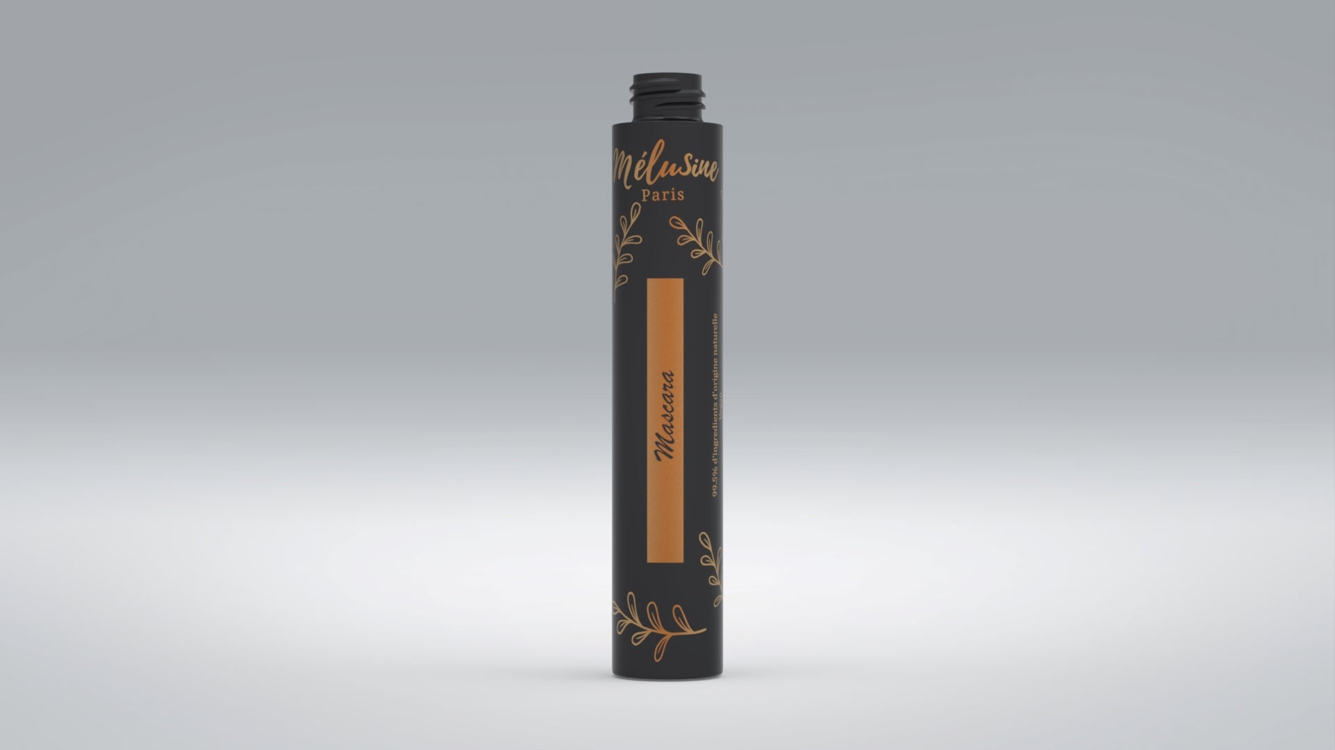 Mélusine Maquillage Mascara naturel noir ricin longue tenue
