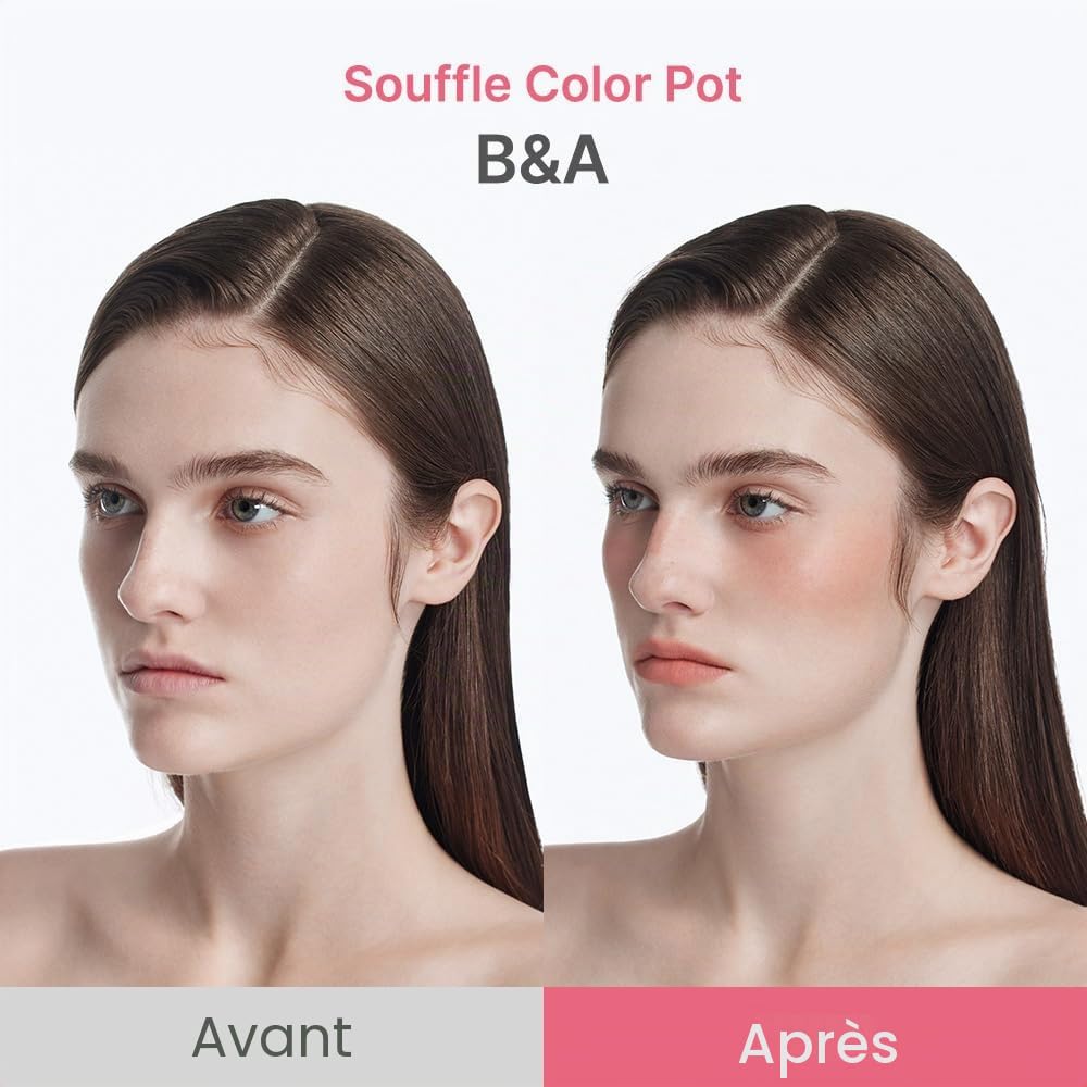 Dasique Souffle Color Pot 09 Haze Rosy blush crème 2 en 1 rose