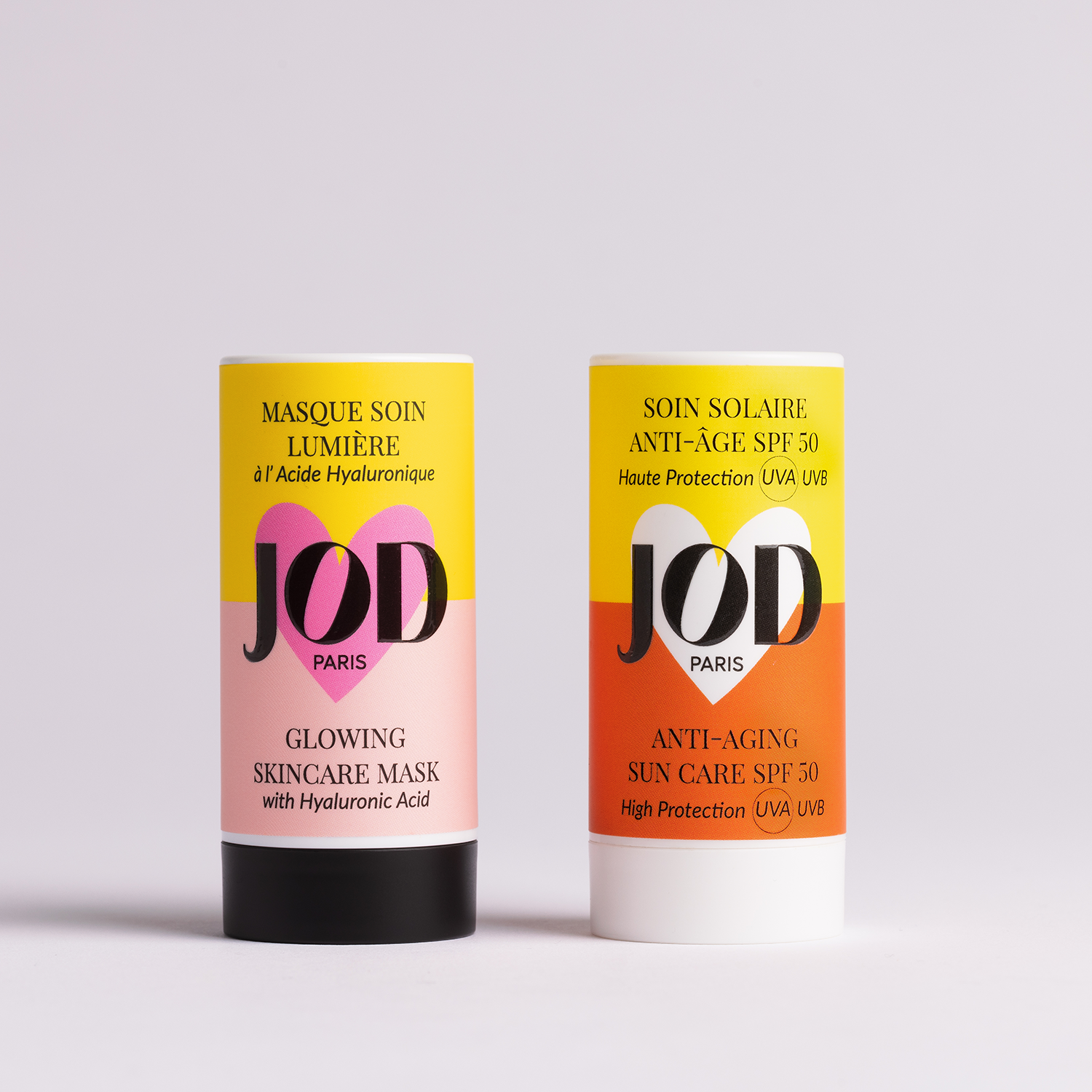 JOD Les Duos Solaire Hydratant Duo Visage SPF 50 Masque Repulpant