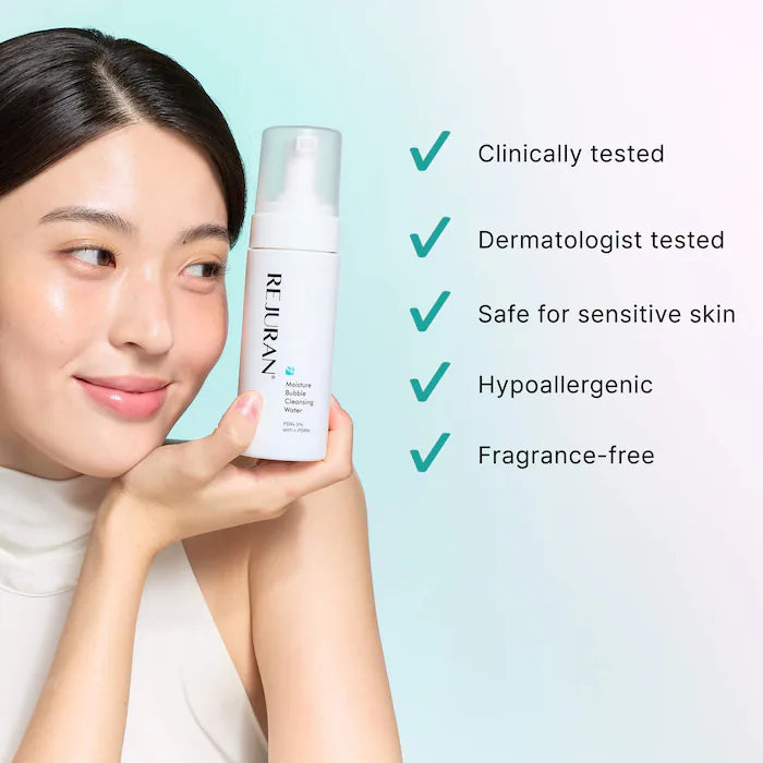 Rejuran Moisture Bubble eau nettoyante visage sensible