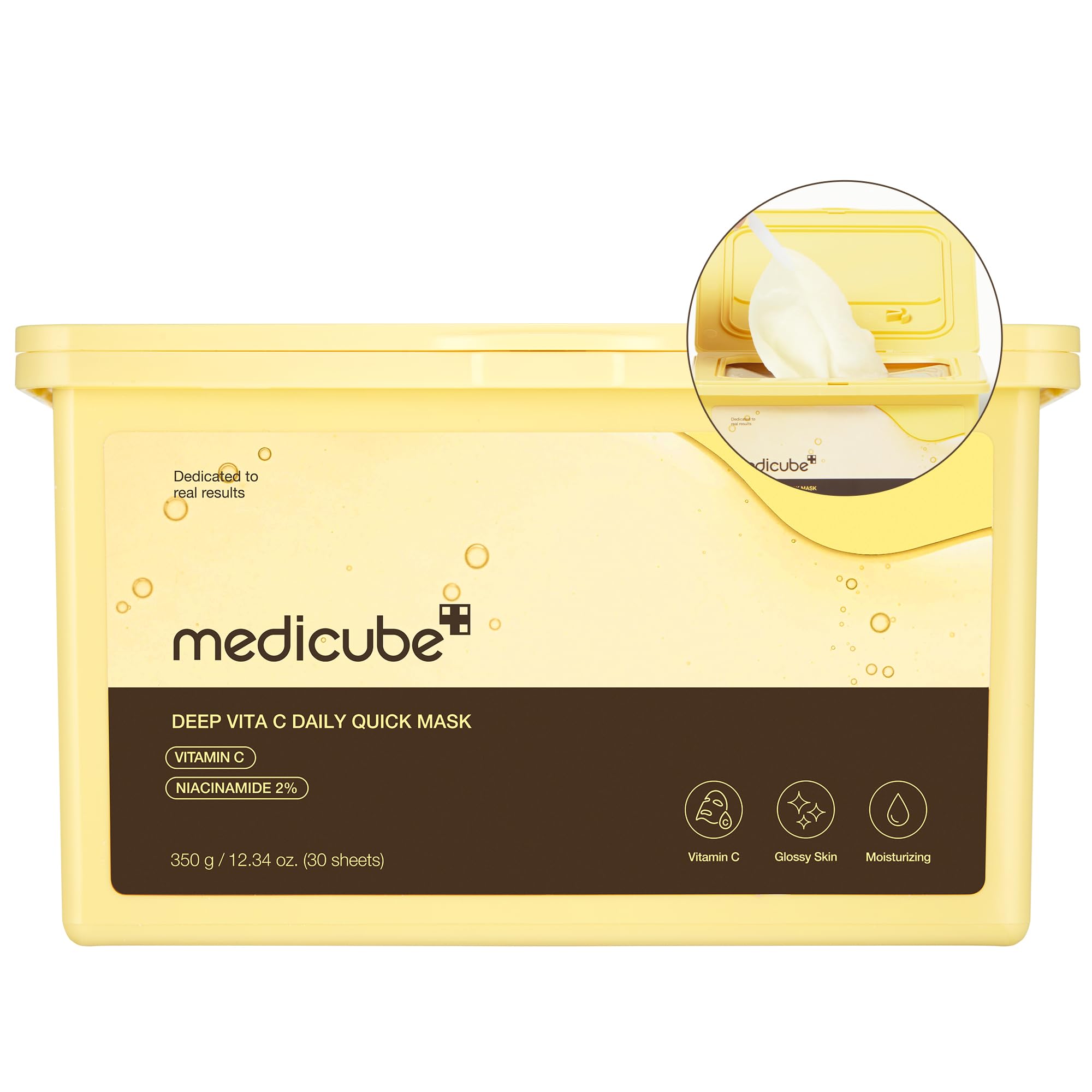 Medicube Deep Vita C masque visage vitamine C x30 éclat