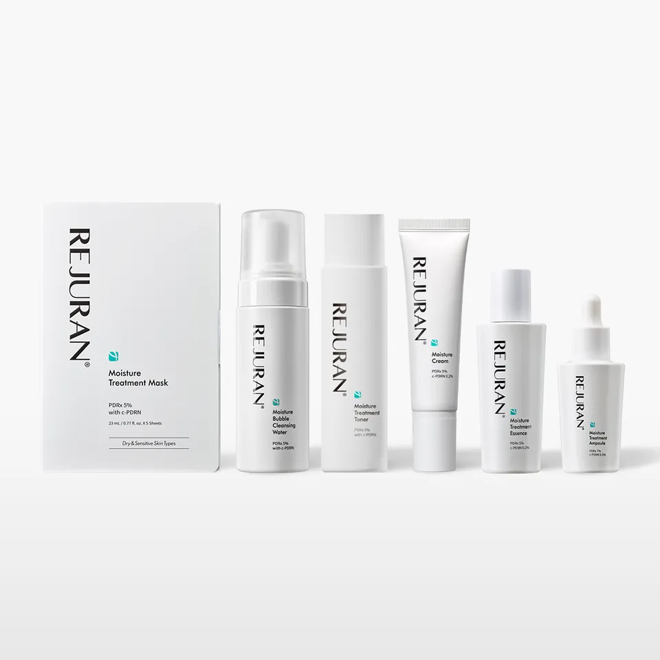 Rejuran Complete Moisture Routine coffret hydratant 6 soins peau sèche