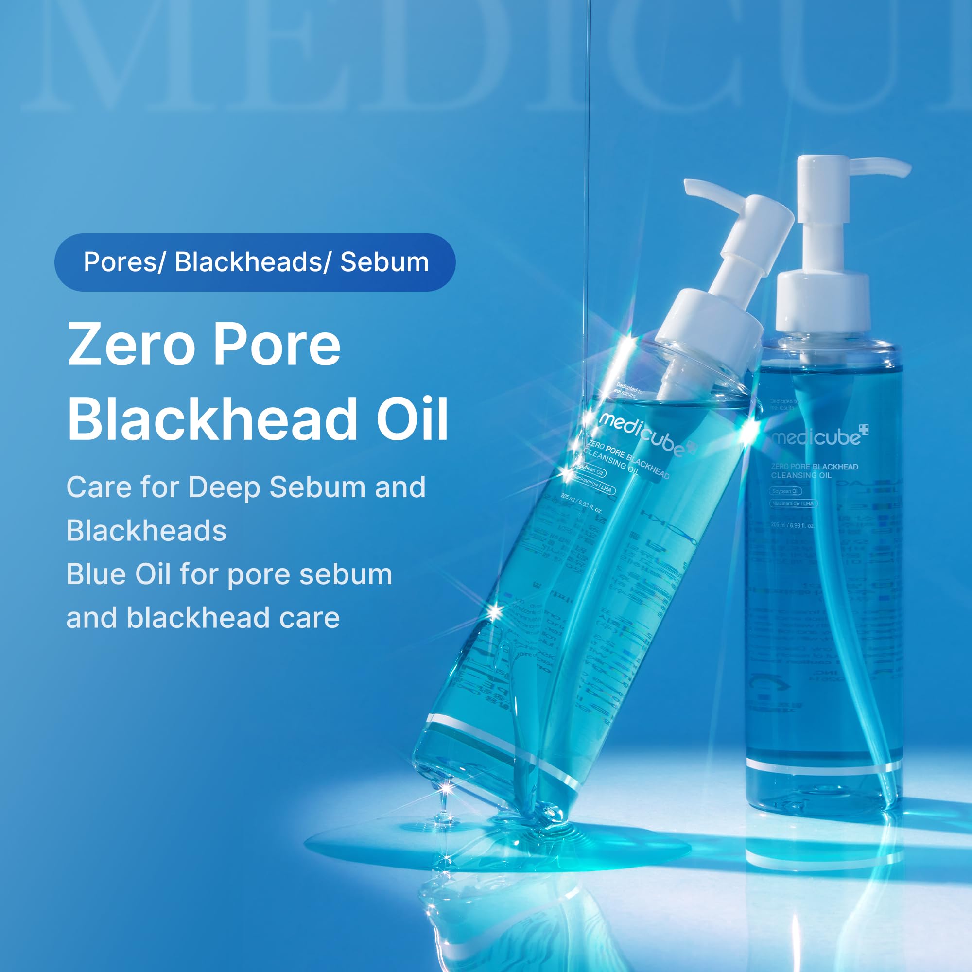 Medicube Zero Pore huile nettoyante points noirs sébum