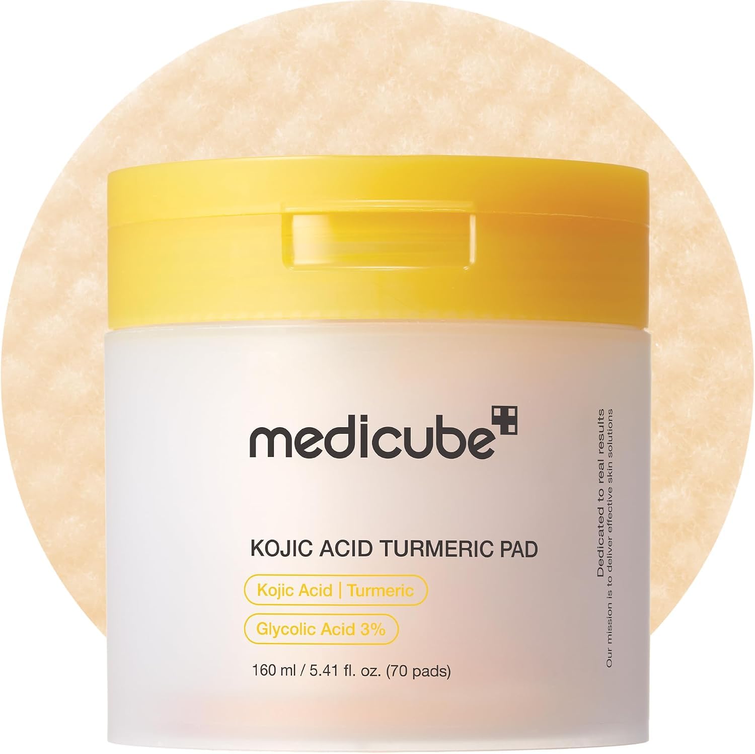 Medicube Kojic Acid Pads Toniques Éclat Curcuma