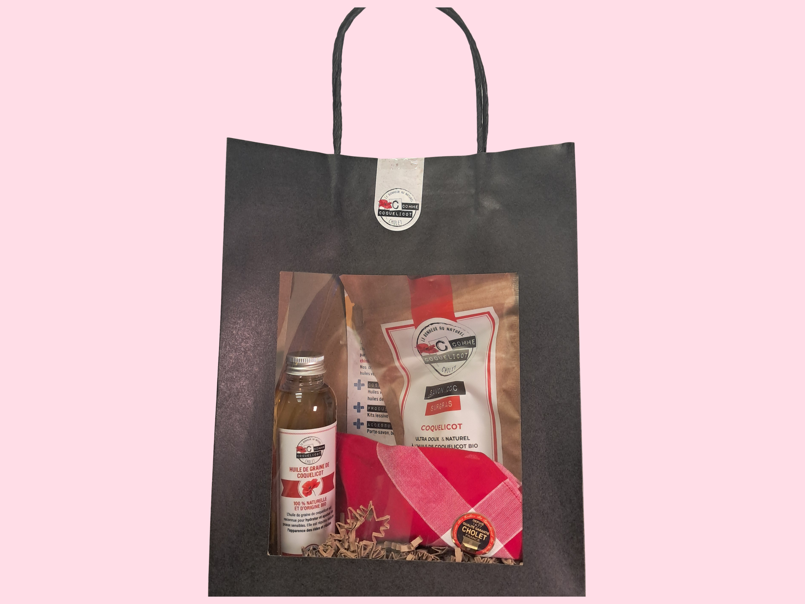 C Comme Coquelicot Coffrets 100% Cholet 3 produits coffret coquelicot