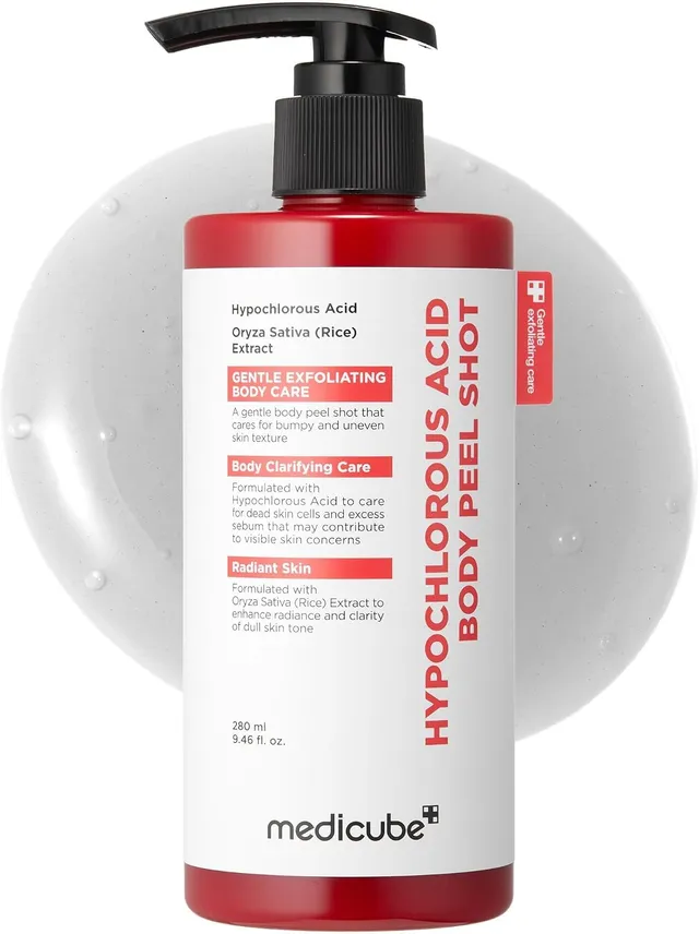Medicube Red Body Peel Shot Peeling Corps acide hypochloreux