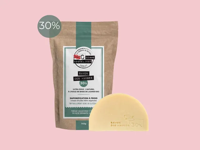 C Comme Coquelicot Savons Savon des Mauges 30% savon 140 g