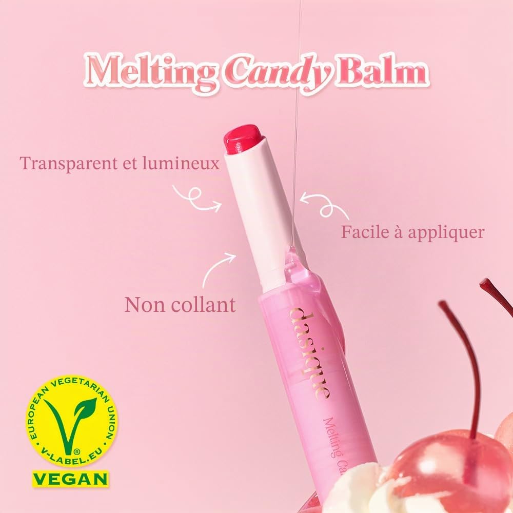 Dasique baume bonbon fondant lèvres #10 Fouet Canneberges