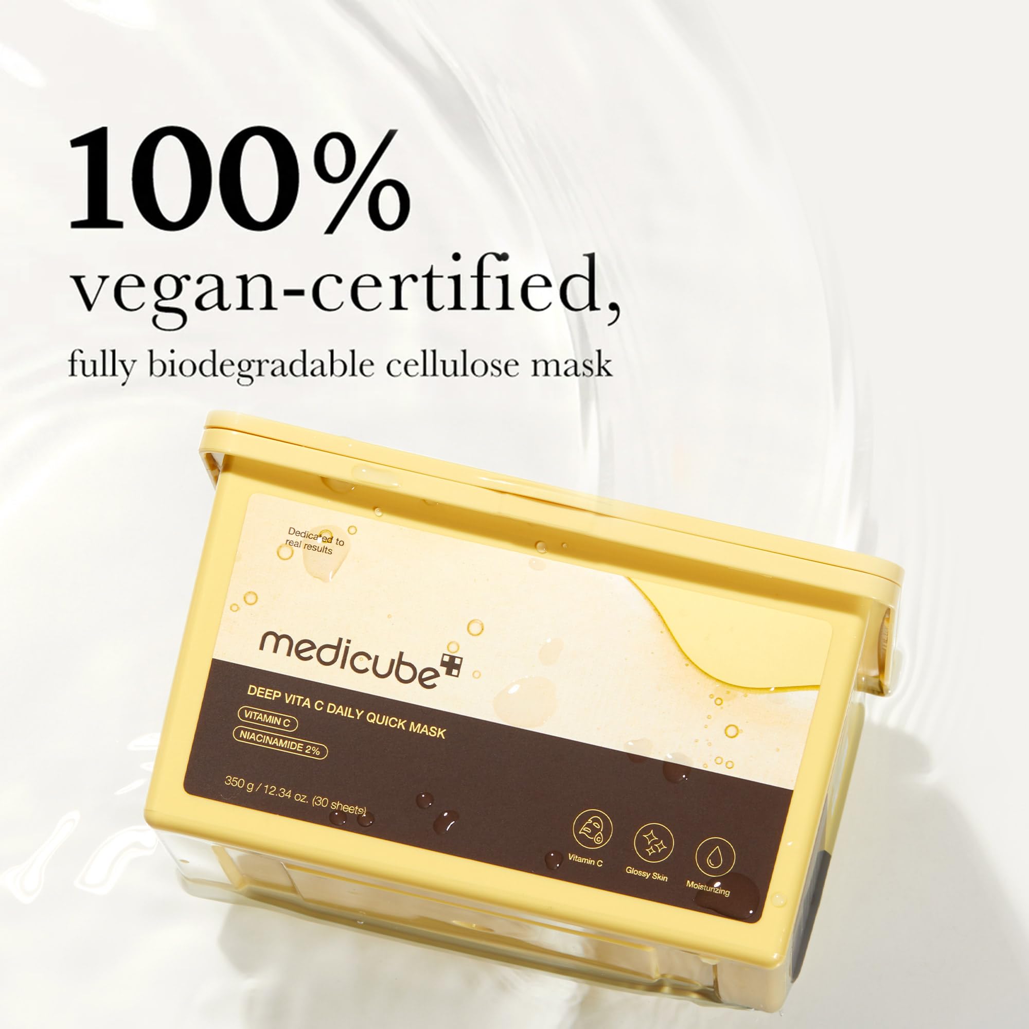 Medicube Deep Vita C masque visage vitamine C x30 éclat