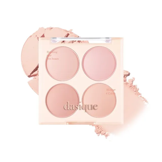 Dasique Blending Mood Cheek 09 blush poudre beige 4 teintes
