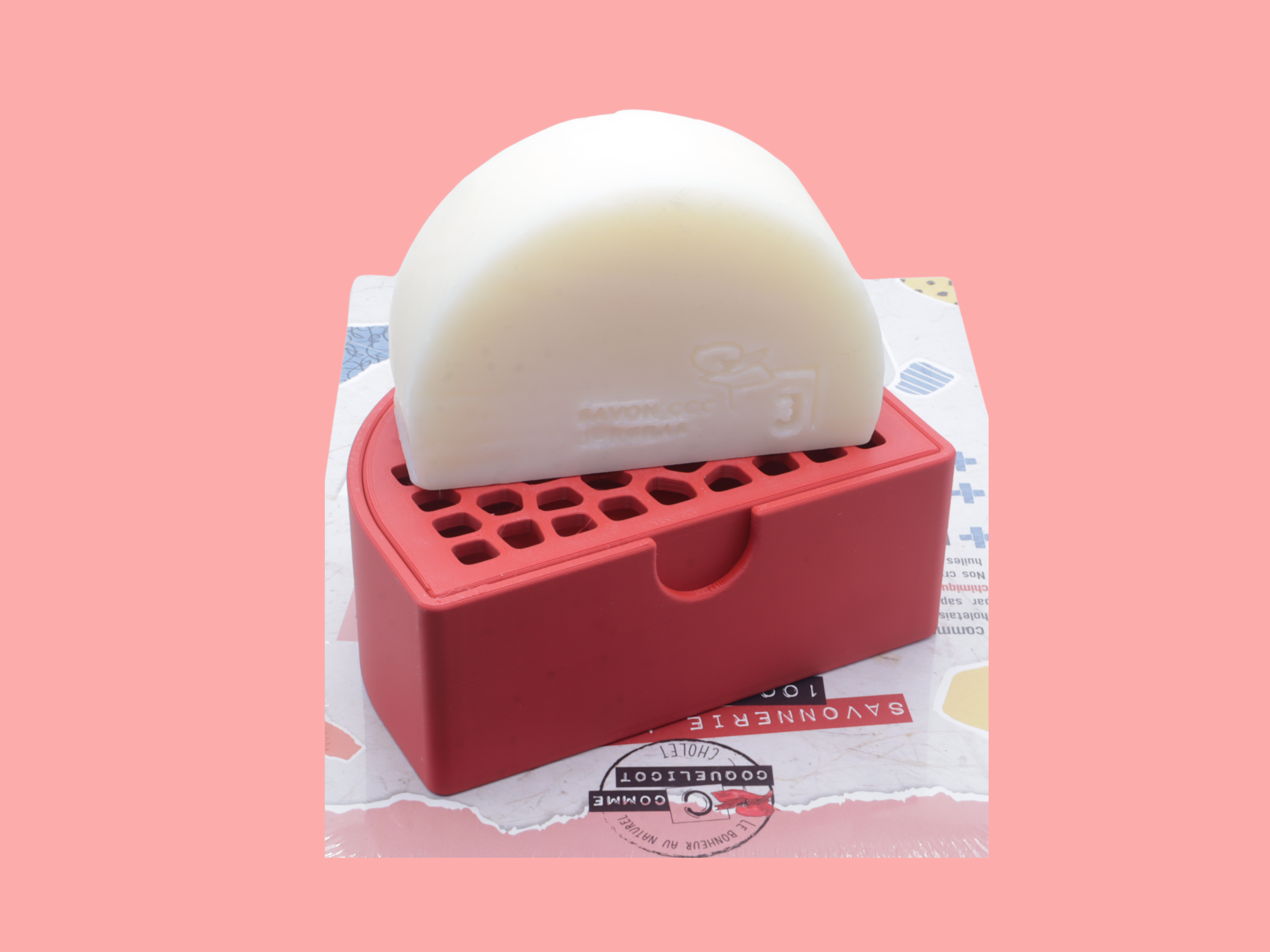 C Comme Coquelicot Accessoires Boîte à savon 3D PLA