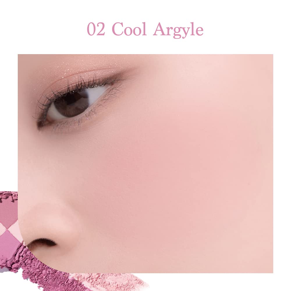 Dasique Mood Cheek 05 Violet Knit blush poudre palette violet