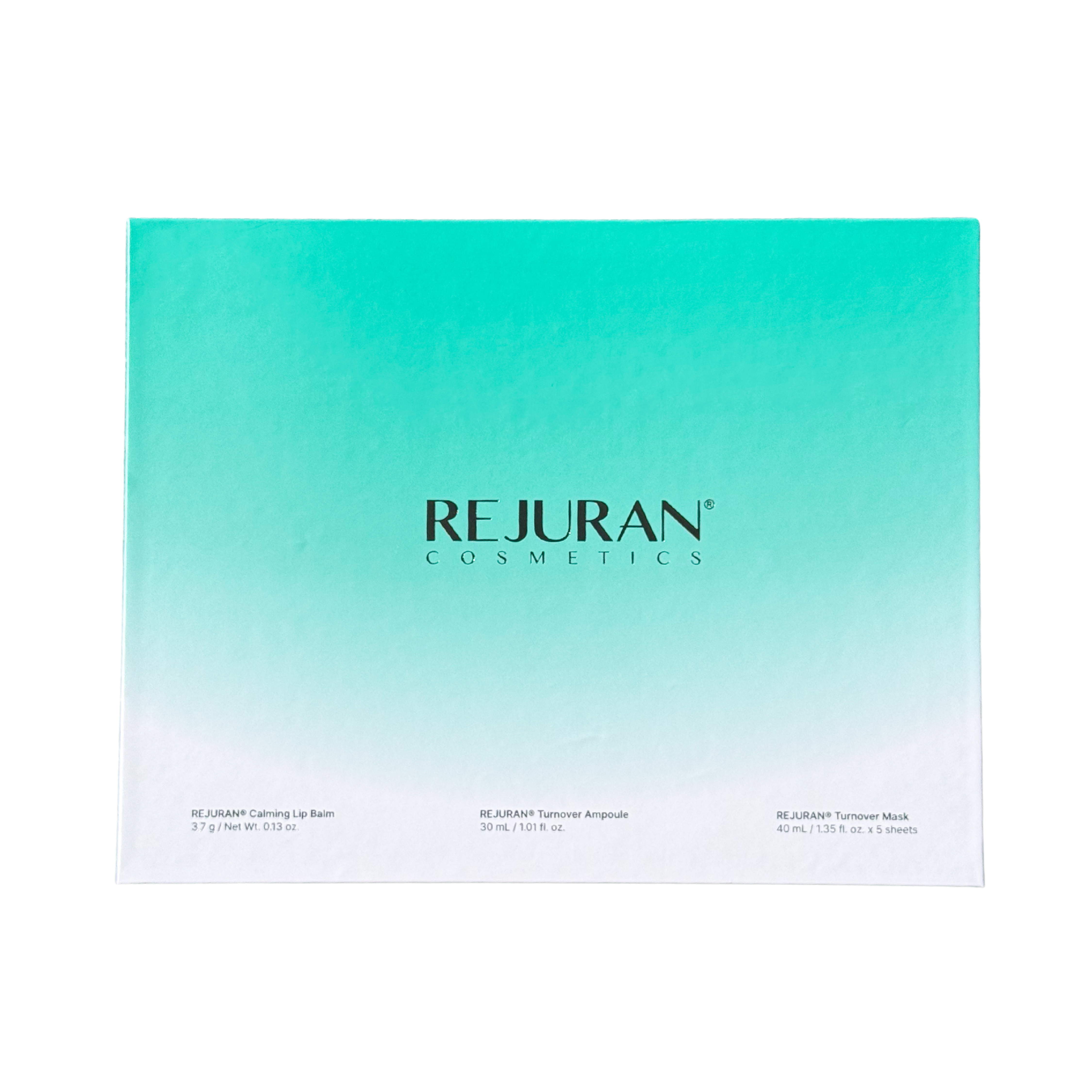 Rejuran The Glow Trio coffret éclat ampoule masque baume