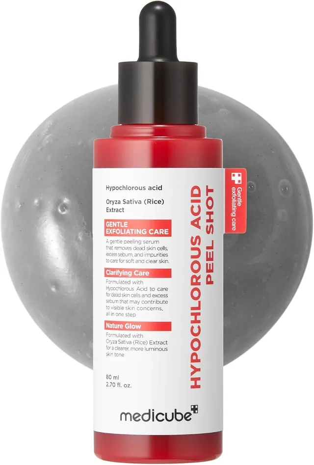 Medicube Red peel shot acide hypochloreux exfoliant
