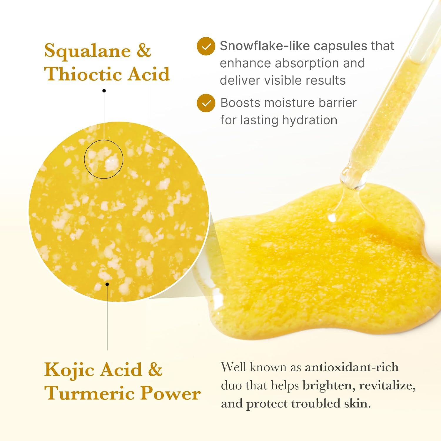 Medicube Kojic Acid Sérum Capsules Éclat Curcuma