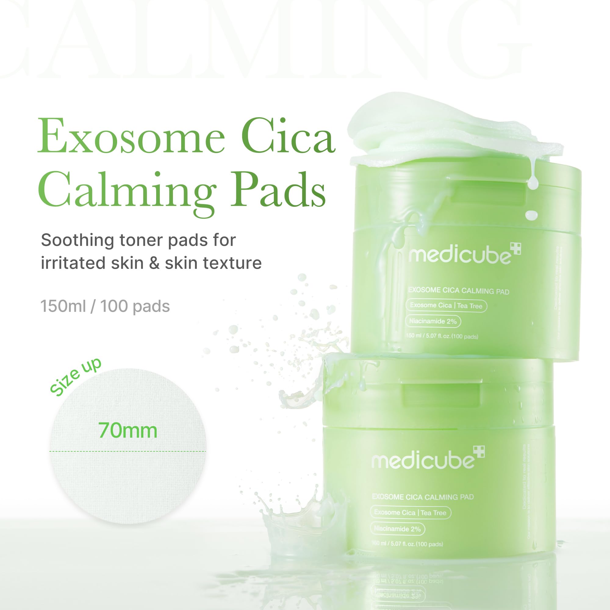 Medicube Super Cica pads toniques tea tree x100 apaisant