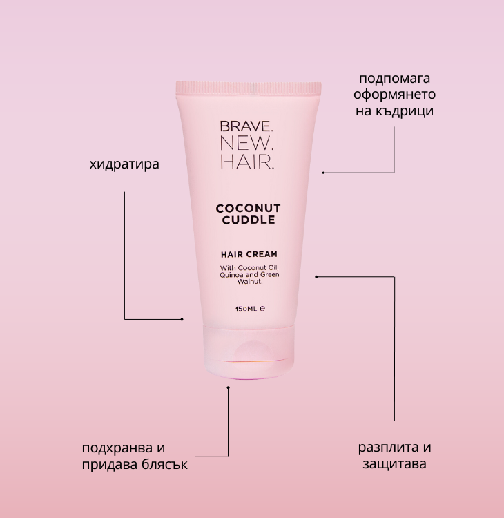 Brave New Hair Sets coffret hiver kératine coco 3 soins