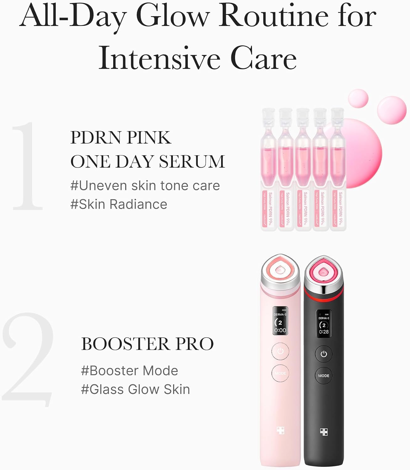 Medicube PDRN Pink sérum ADN saumon One Day x10 éclat