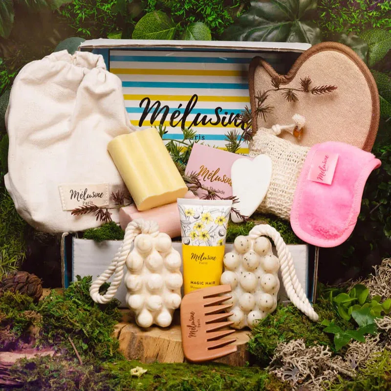 Mélusine Coffrets cadeaux Coffret cadeau savon shampoings solides