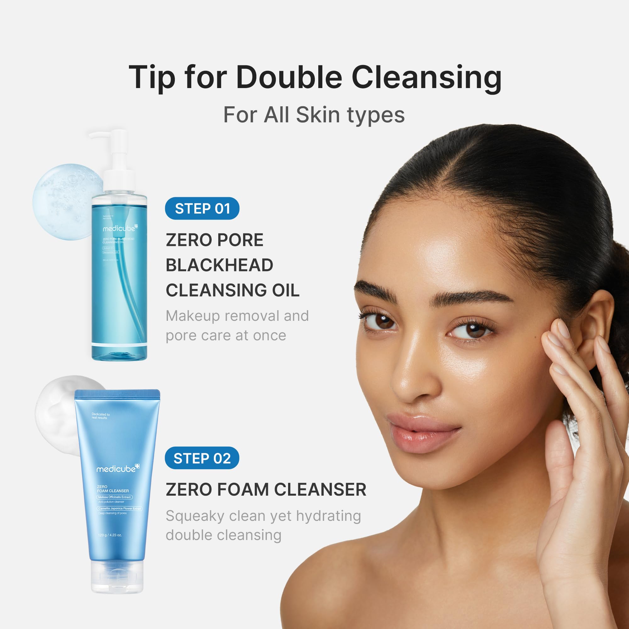 Medicube Zero Pore huile nettoyante points noirs sébum