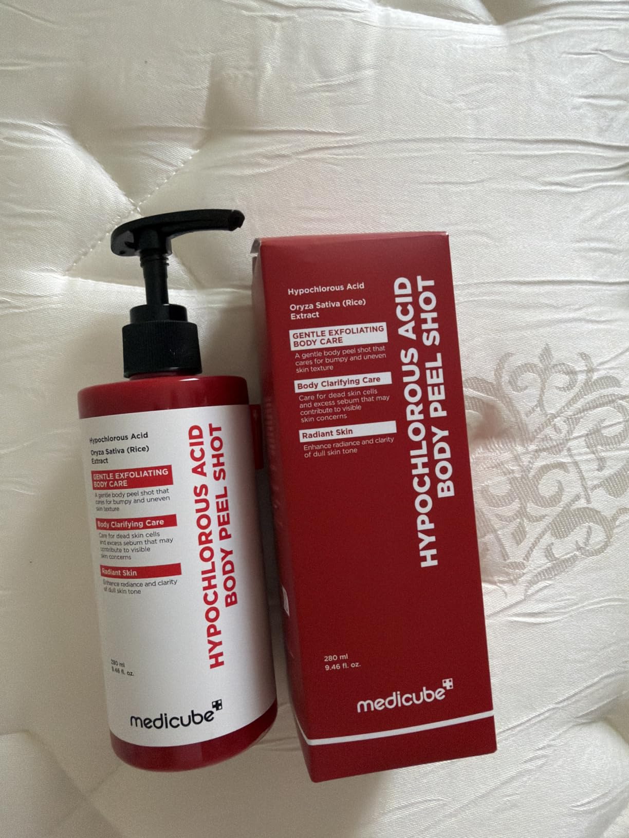 Medicube Red Body Peel Shot Peeling Corps acide hypochloreux