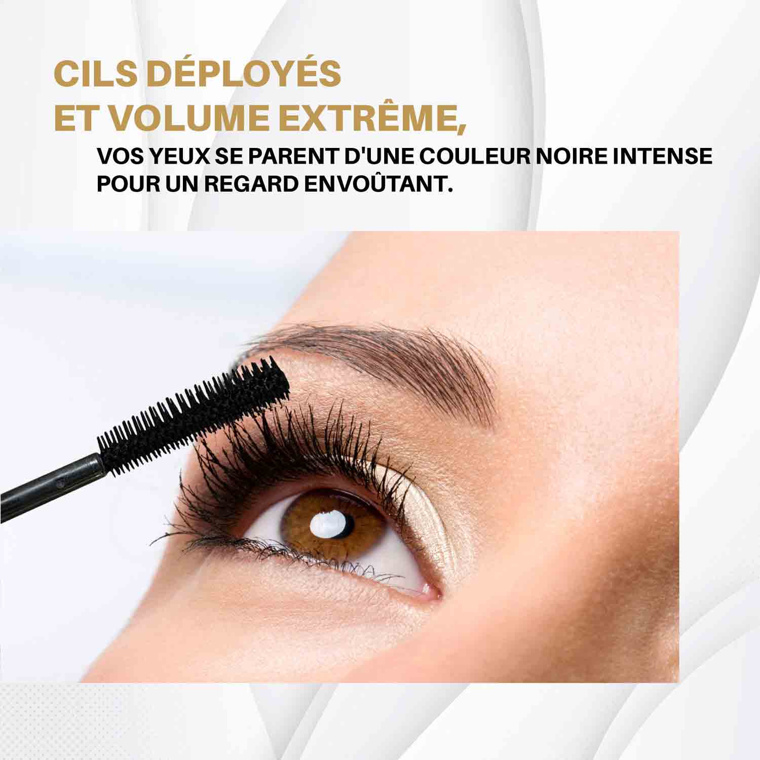 Mélusine Maquillage Mascara 3 en 1 mascara noir chanvre
