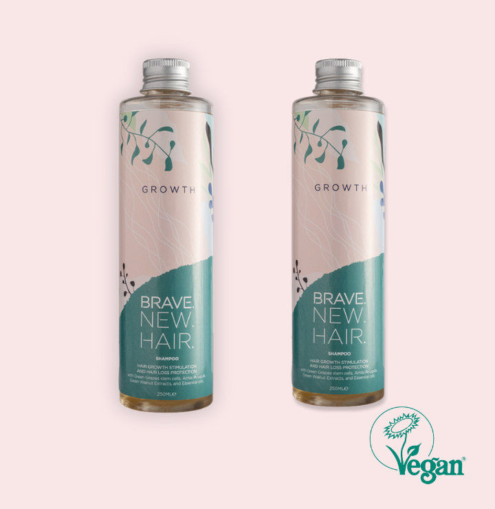Brave New Hair Growth shampoing lot de 2 anti-chute