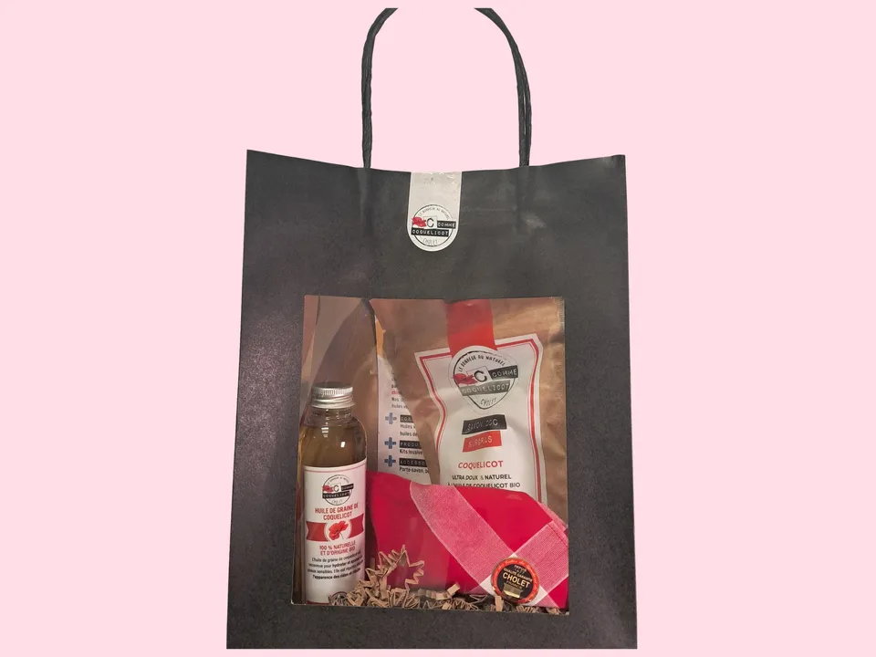 C Comme Coquelicot Coffrets 100% Cholet 3 produits coffret coquelicot