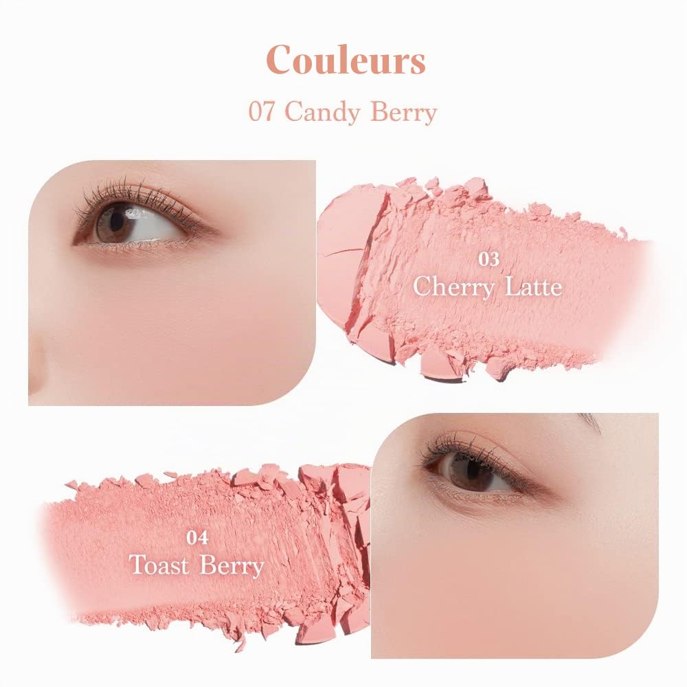 Dasique Mood Cheek 07 Candy Berry blush poudre fraîcheur