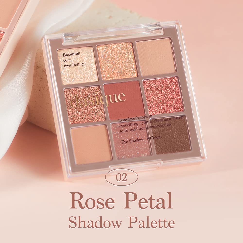 Dasique Eye Palette 02 Rose Petal Fard Paupières 9 Teintes