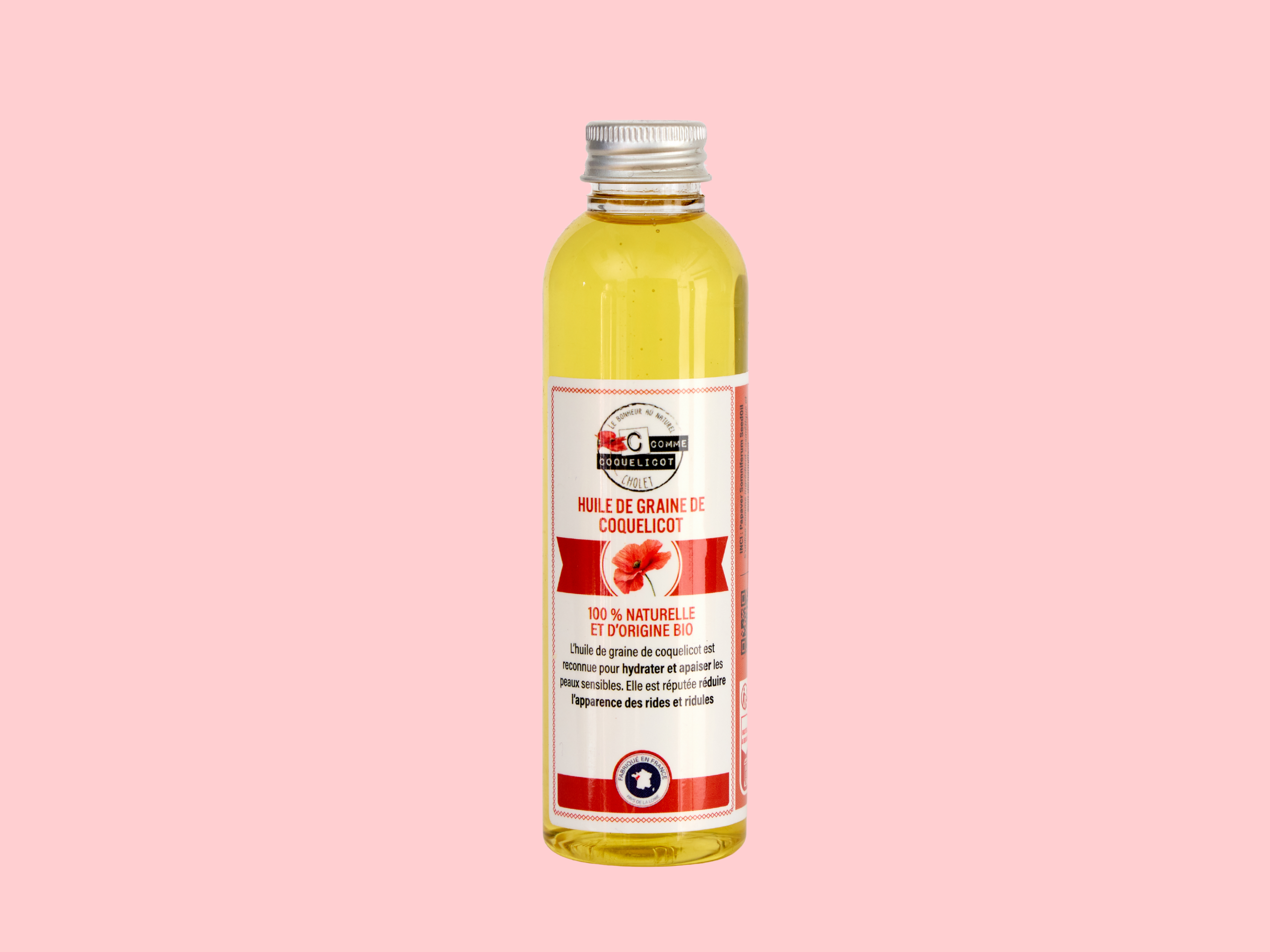 C Comme Coquelicot Huiles huile coquelicot 150 ml peau mature