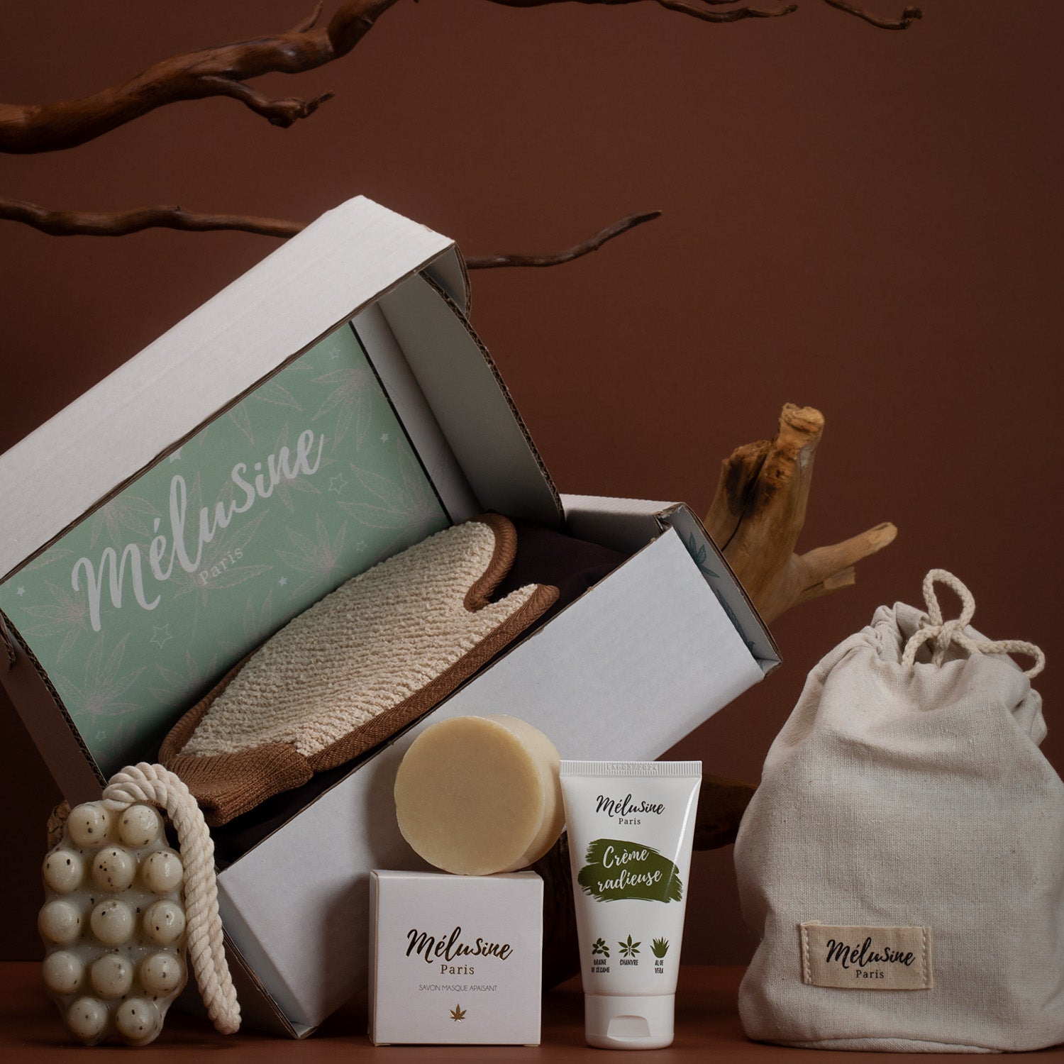 Mélusine Coffrets cadeaux Top Fête des Pères coffret homme chanvre