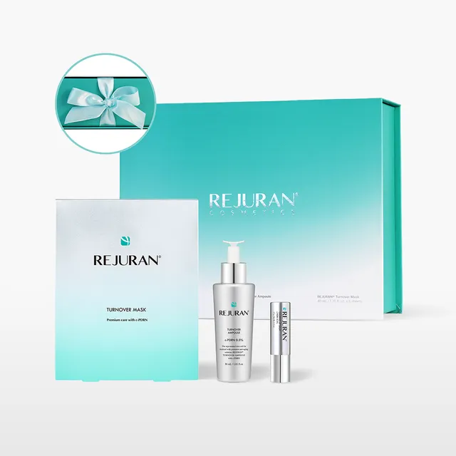 Rejuran The Glow Trio coffret éclat ampoule masque baume
