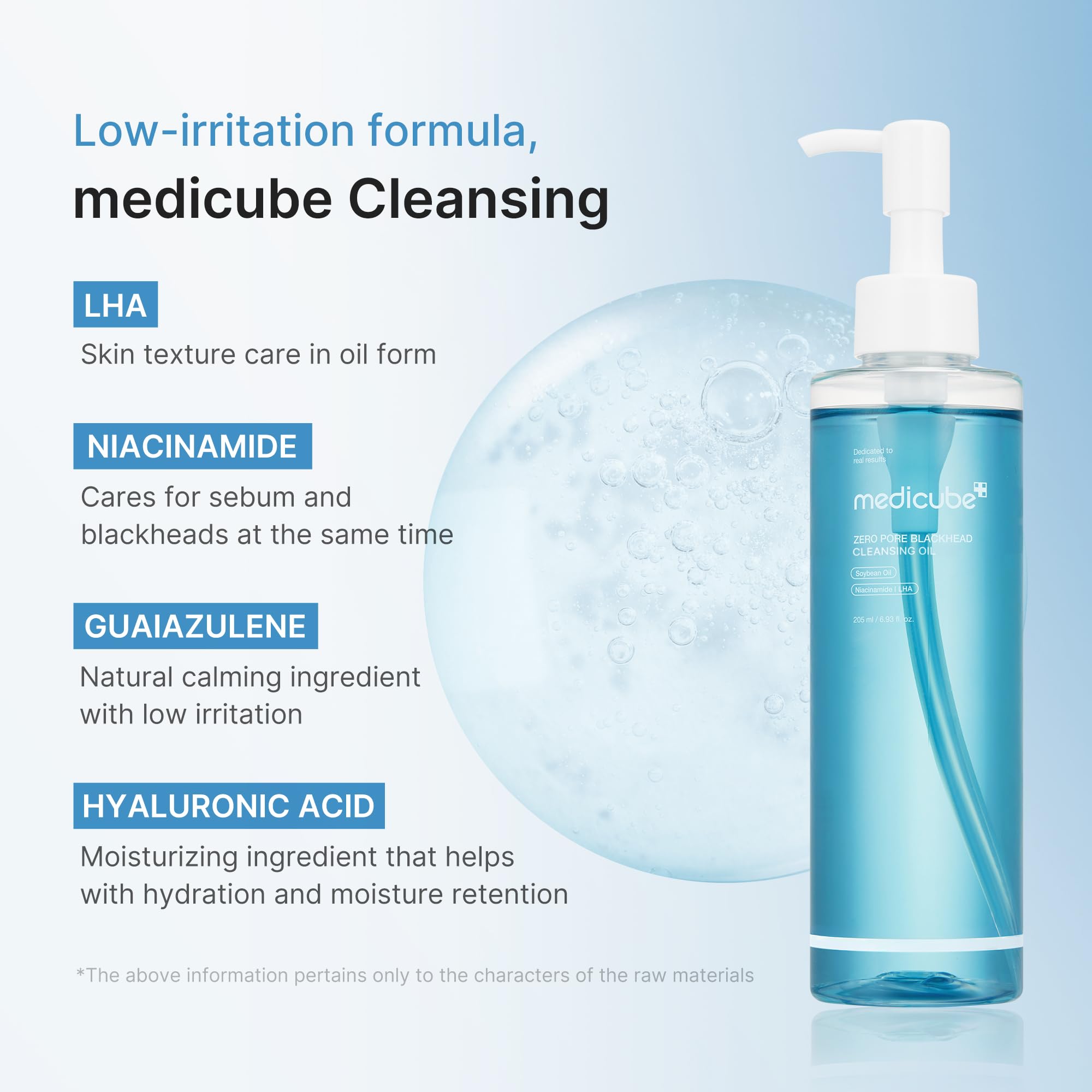 Medicube Zero Pore huile nettoyante points noirs sébum