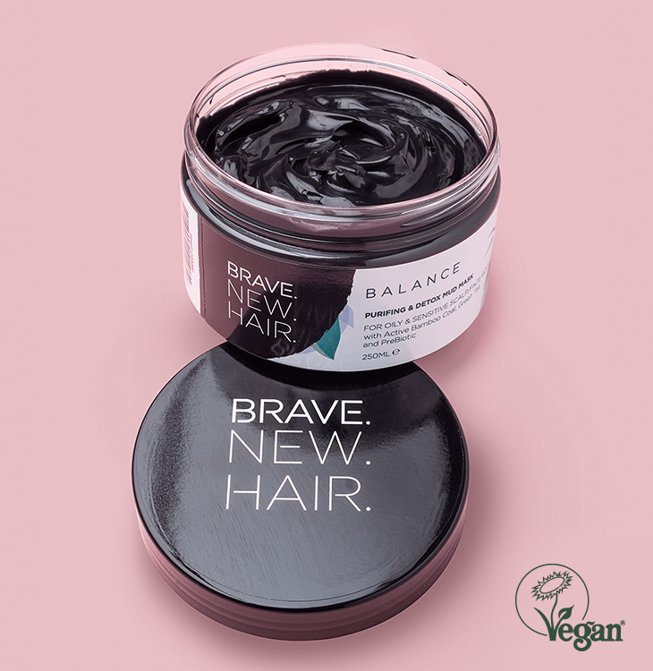 Brave New Hair Balance masque cuir chevelu charbon