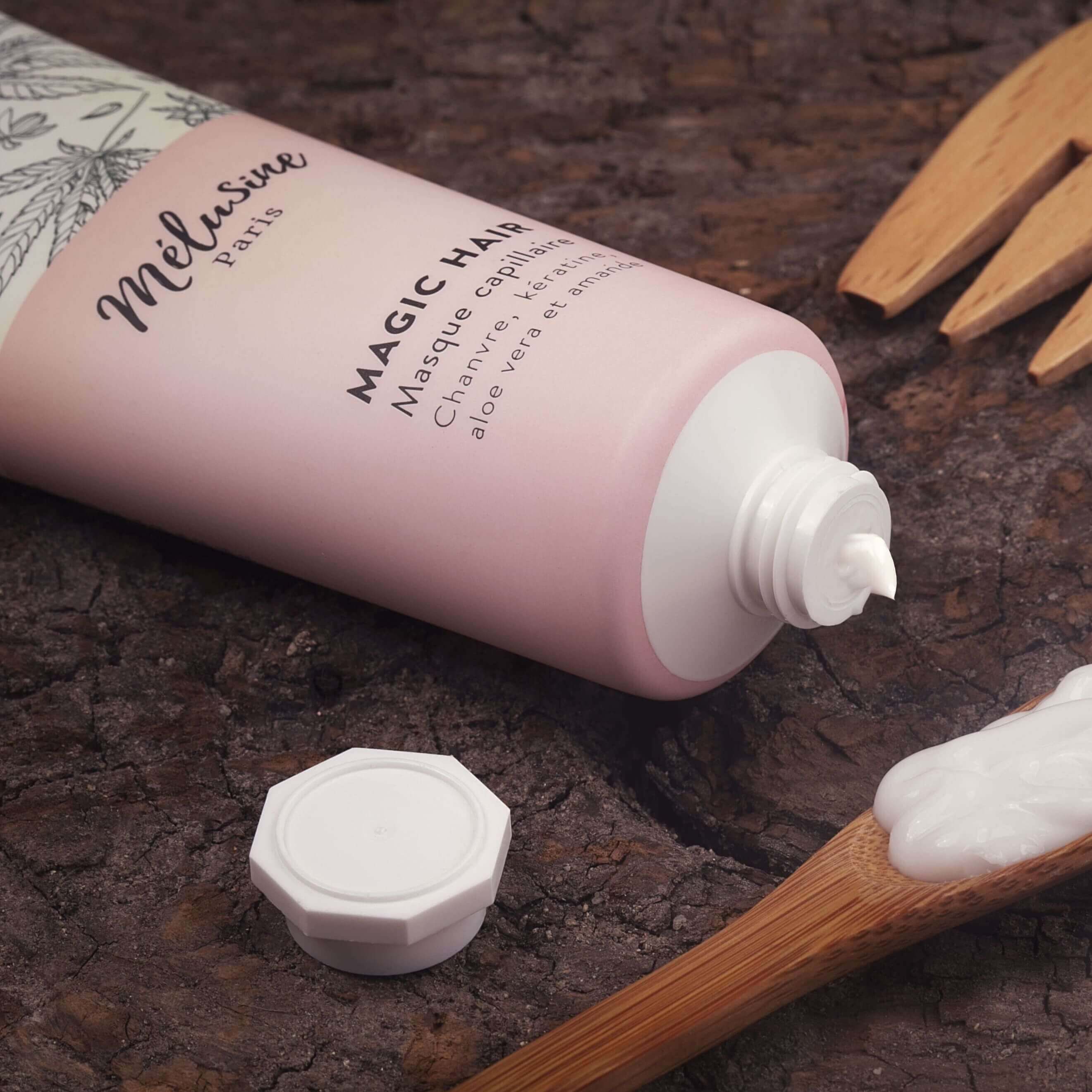 Mélusine Soins cheveux Masque Cheveux au Chanvre masque sans silicone