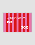 JOD Les Duos The Gift Card carte cadeau digitale anniversaire