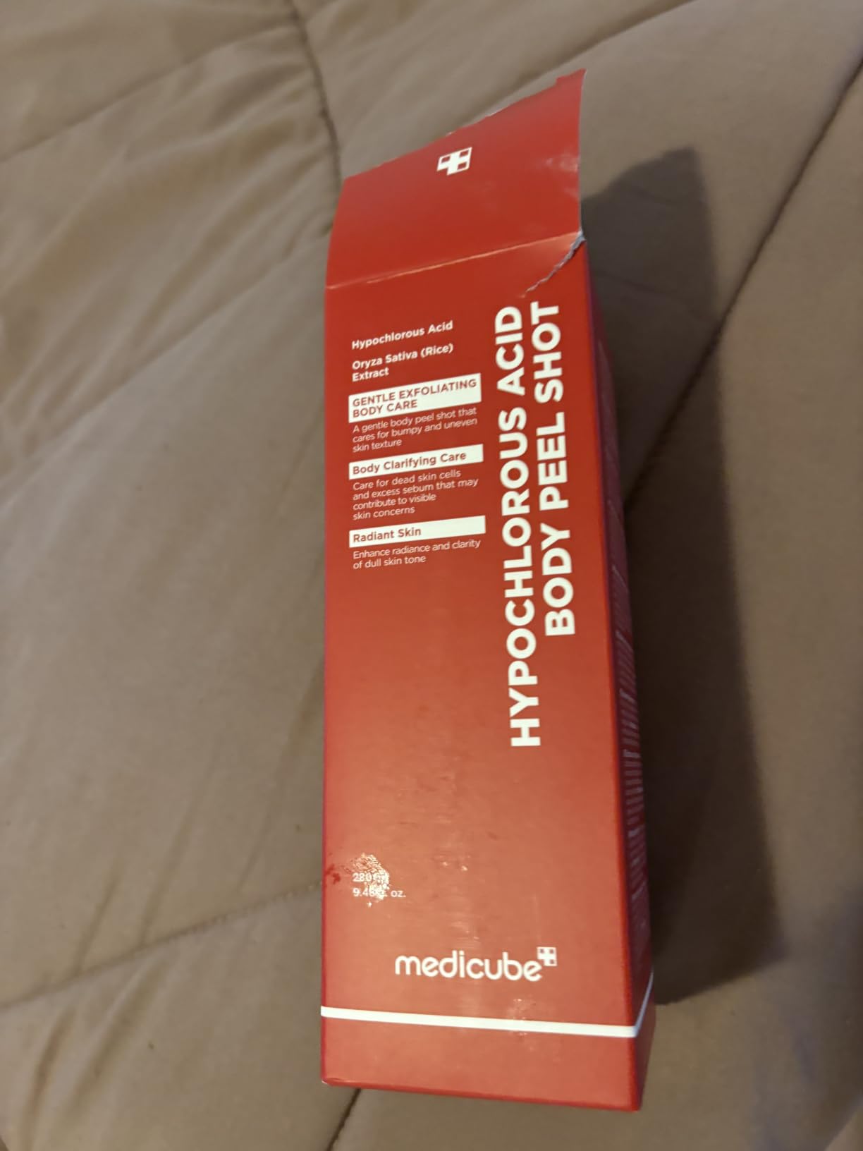 Medicube Red Body Peel Shot Peeling Corps acide hypochloreux