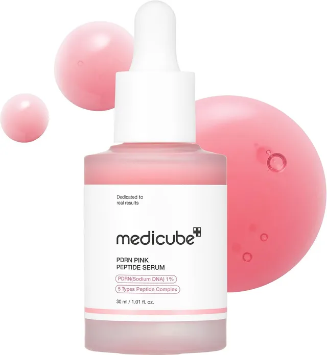 MEDICUBE PDRN Pink Salmon DNA PDRN sérum visage peptides éclat