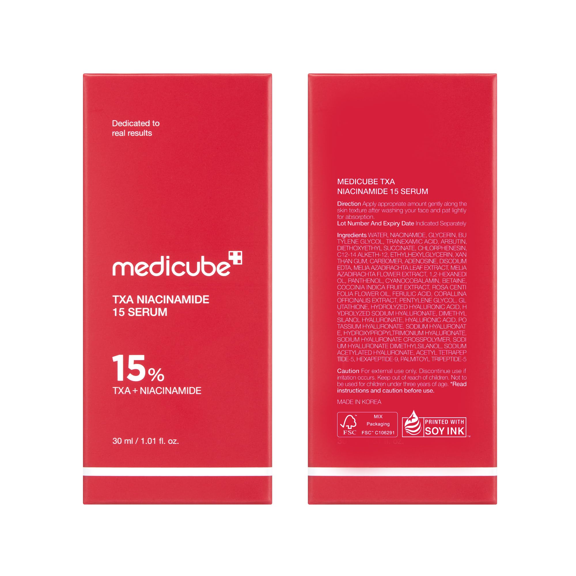 Medicube TXA sérum visage niacinamide taches brunes