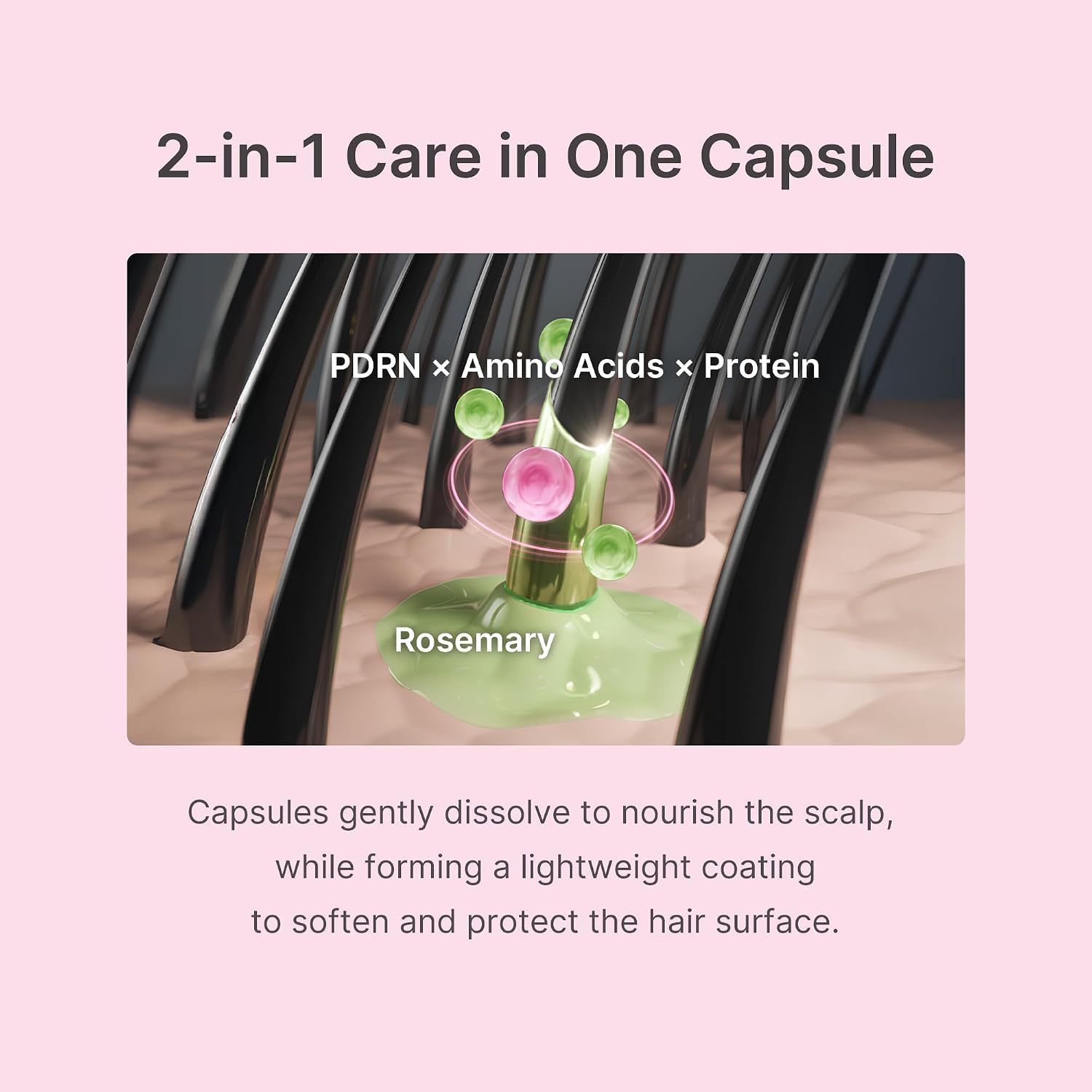Medicube PDRN Pink Rosemary après-shampoing 250 ml épaississant