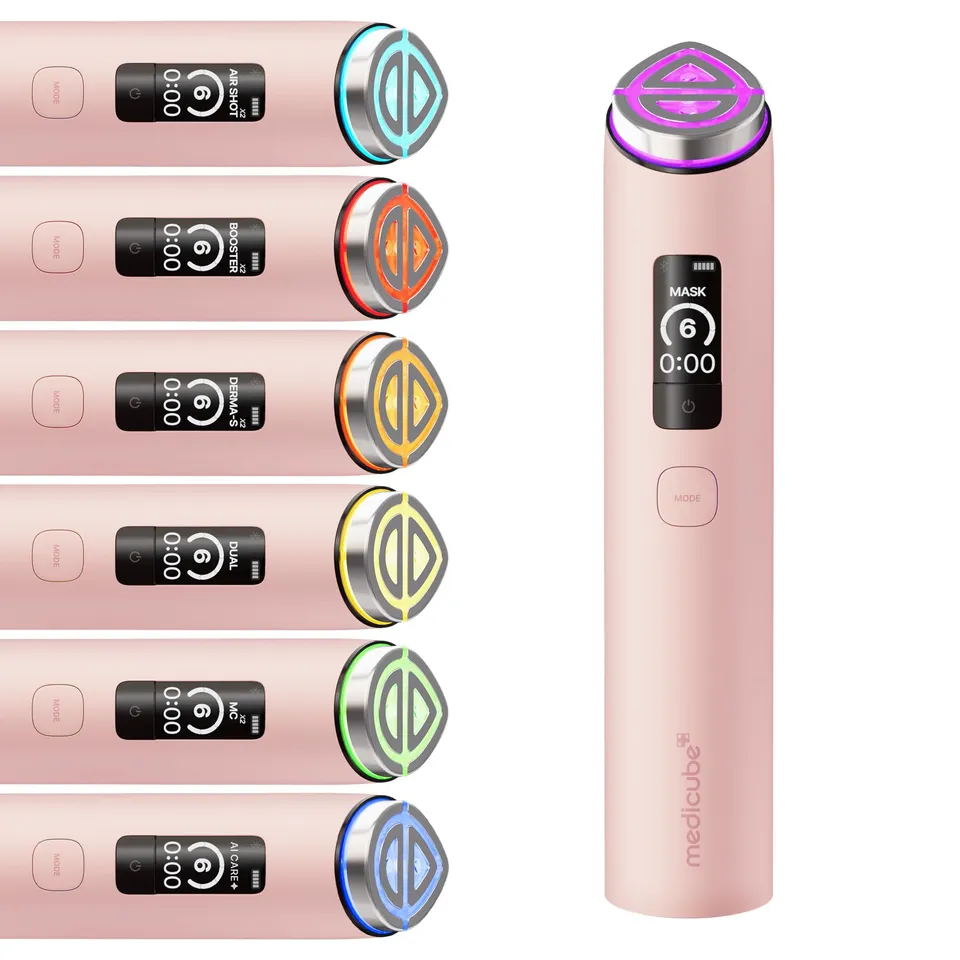 Medicube AGE-R Booster Pro X2 appareil visage 7-en-1 rose éclat