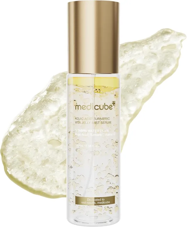 Medicube Kojic Acid Jelly Mist Sérum 100 ml curcuma éclat