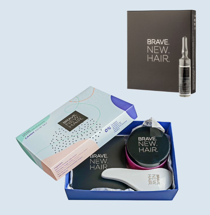 Brave New Hair Sets coffret Therapie Restore ampoules profond