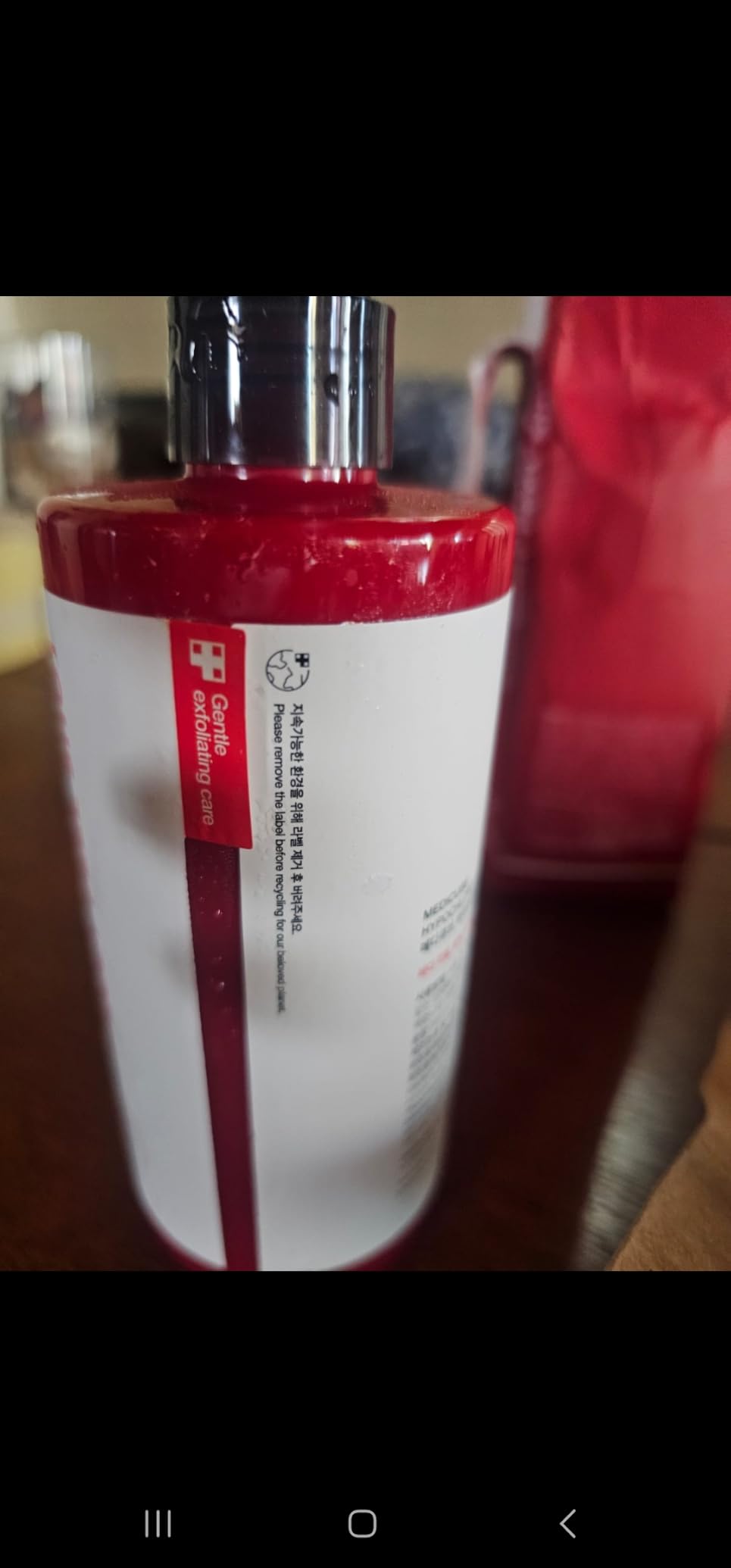 Medicube Red Body Peel Shot Peeling Corps acide hypochloreux